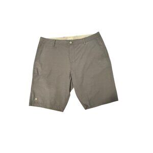 Linksoul Mens Charcoal Golf Shorts Size 36 Lightweight Performance Fabric